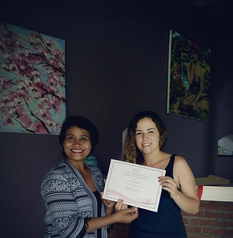 Reeva Bali Spa School Student